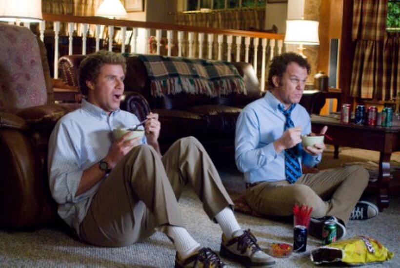 Will Ferrell as Brennan Huff and John C. Reilly as Dale Doback in "Step Brothers."
