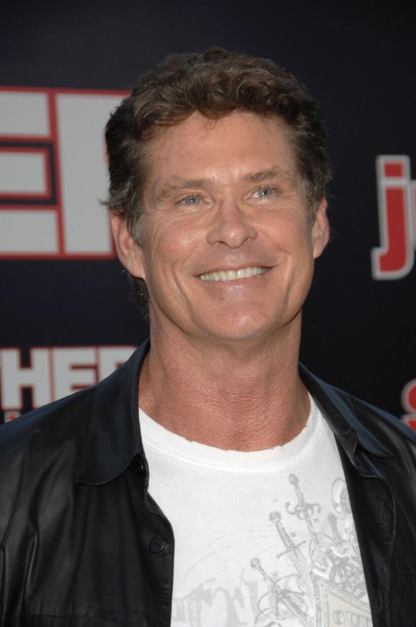 David Hasselhoff at the California premiere of "Step Brothers."