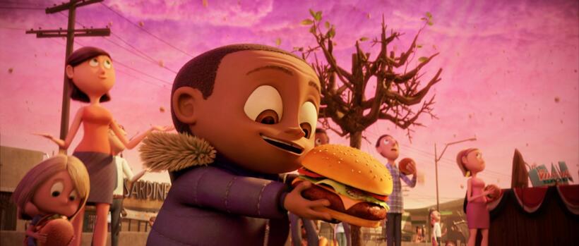 Cal voiced by Bobb'e J. Thompson in "Cloudy With A Chance Of Meatballs."
