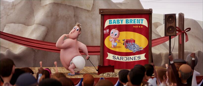 Baby Brent voiced by Andy Samberg in "Cloudy With A Chance Of Meatballs."