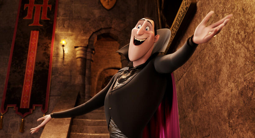 Dracula voiced by Adam Sandler in "Hotel Transylvania."
