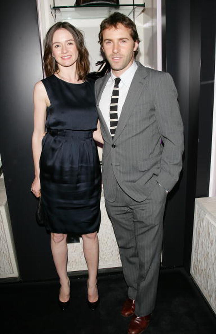 Actors Emily Mortimer and Alessandro Nivola at the after party of the N.Y. premiere of "Paris Je T'aime."