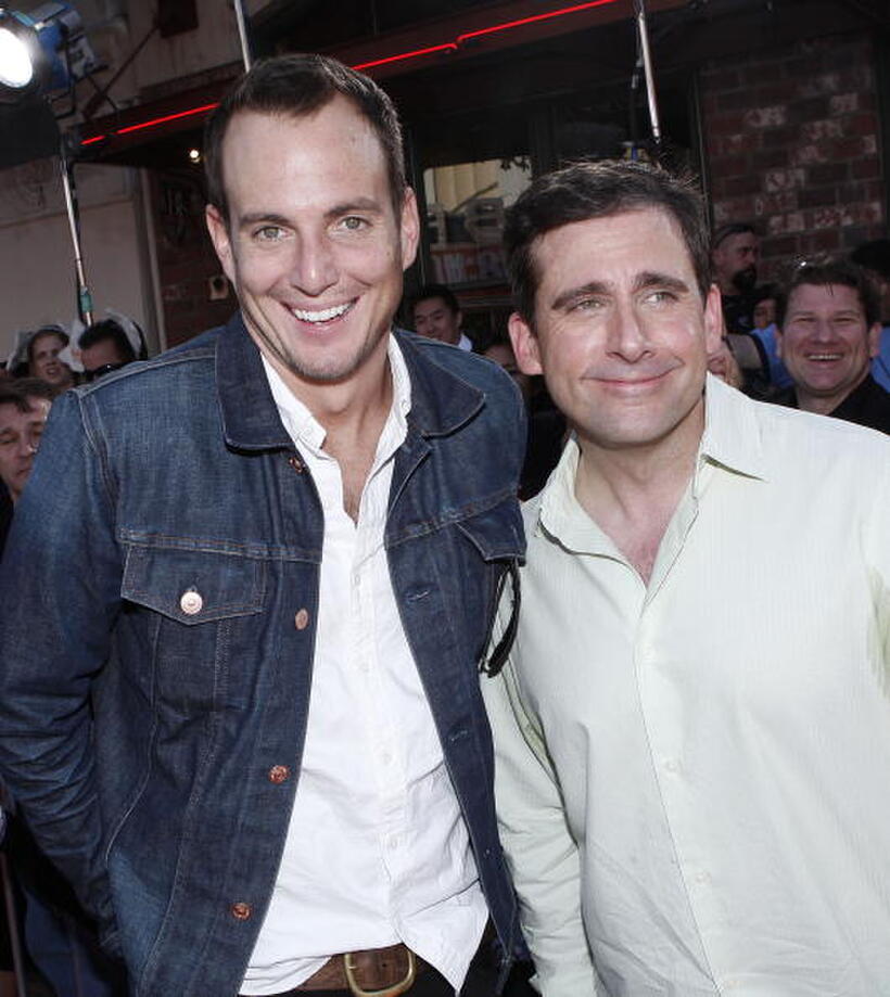 Actors Will Arnett and Steve Carell at the L.A. premiere of "Horton Hears A Who."
