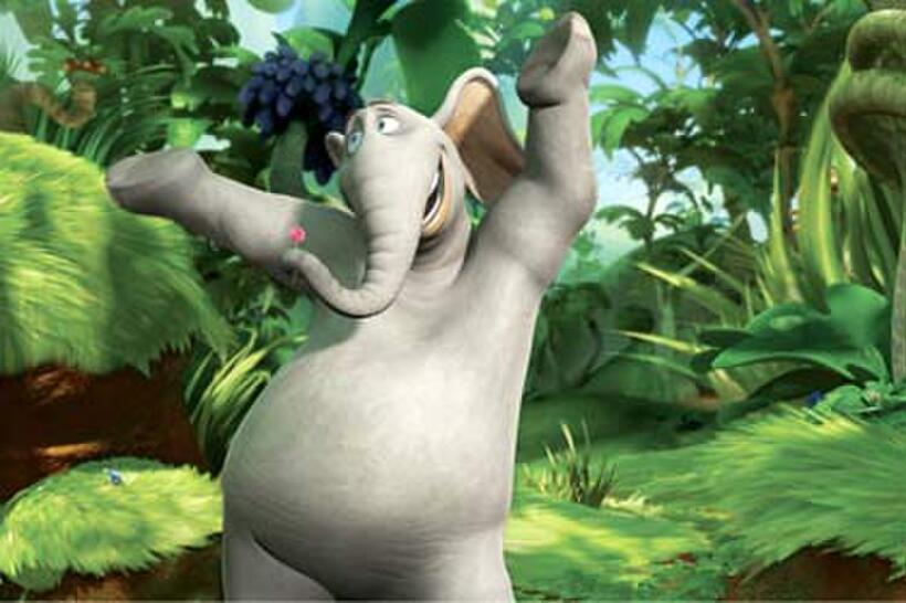 Horton rejoices over his new discovery in "Horton Hears a Who."