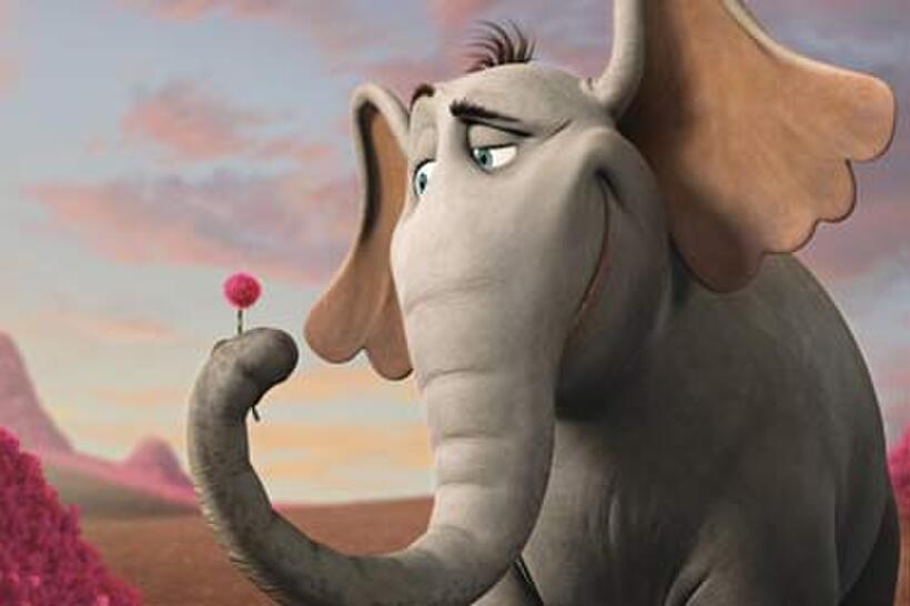 Horton finds his precious clover in a field in "Horton Hears a Who."