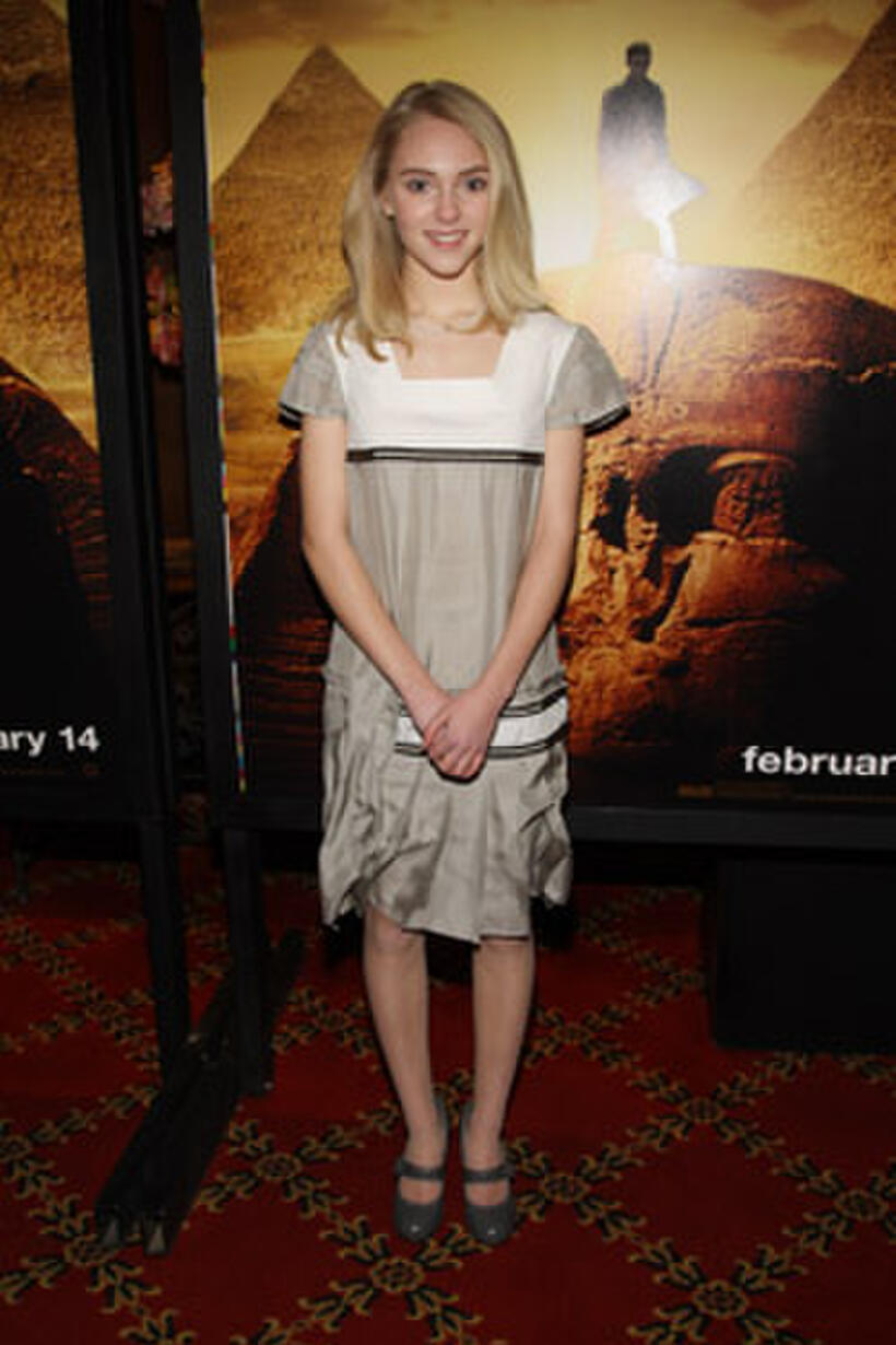 Actress Annasophia Robb at the N.Y. premiere of "Jumper."