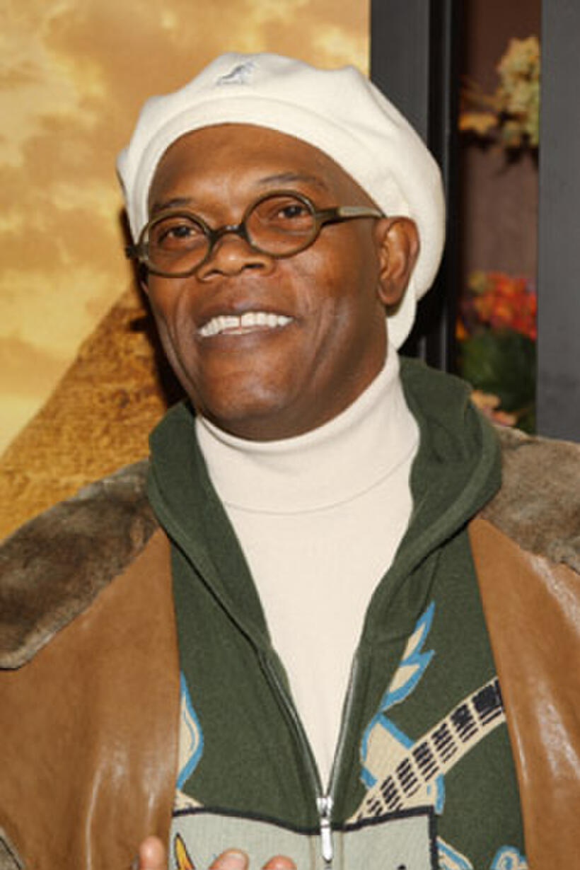 Actor Samuel L. Jackson at the N.Y. premiere of "Jumper."