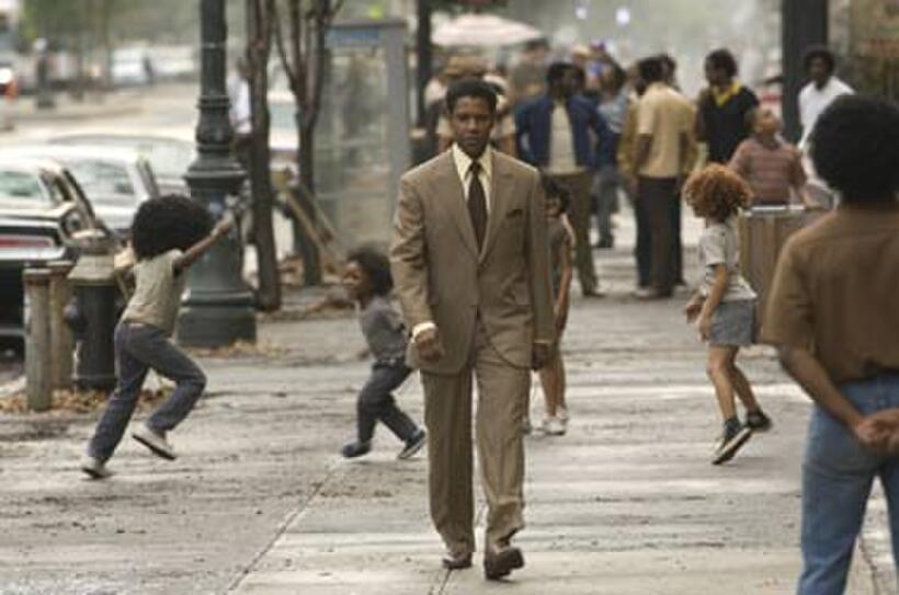 Denzel Washington in "American Gangster."
