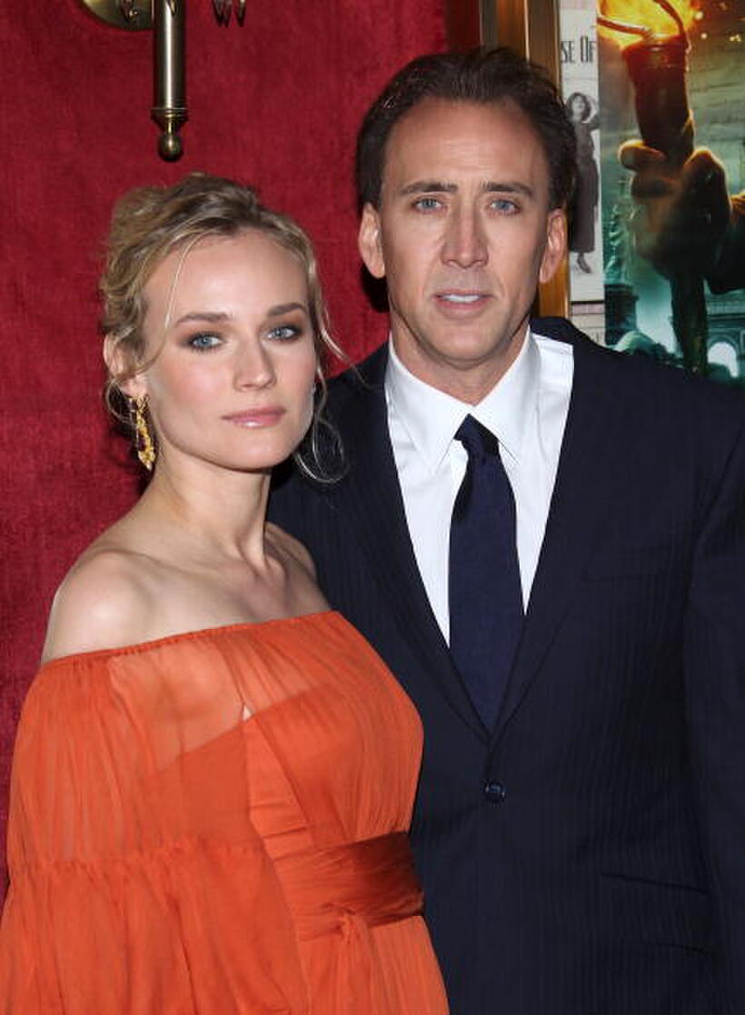 Actress Diane Kruger and Nicolas Cage at the N.Y. premiere of "National Treasure: Book of Secrets."