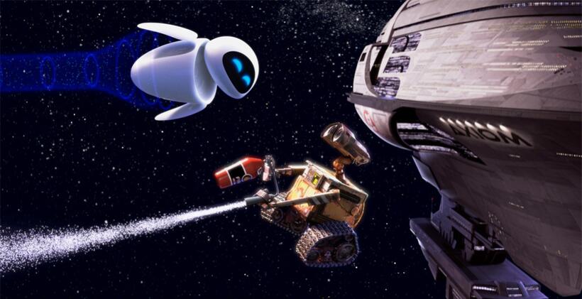 A scene from "WALL-E."