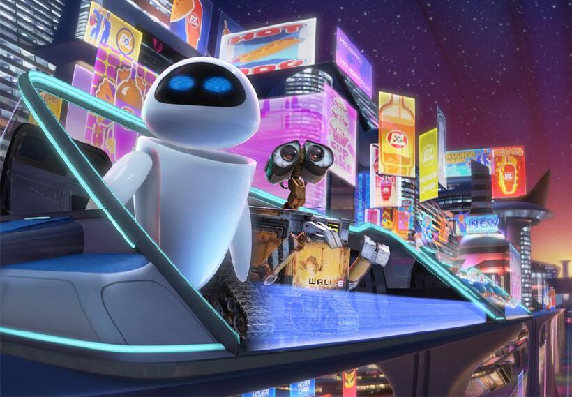 A scene from "WALL-E."