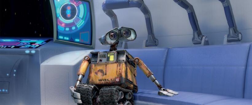 A scene from "WALL-E."