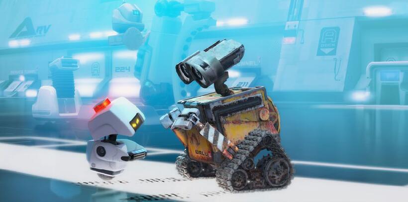 A scene from "WALL-E."