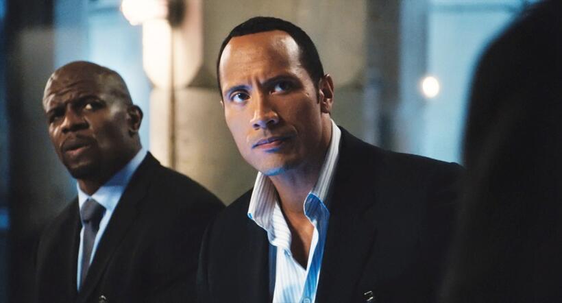 Terry Crews as Agent 91 and Dwayne Johnson as Agent 23 in "Get Smart."