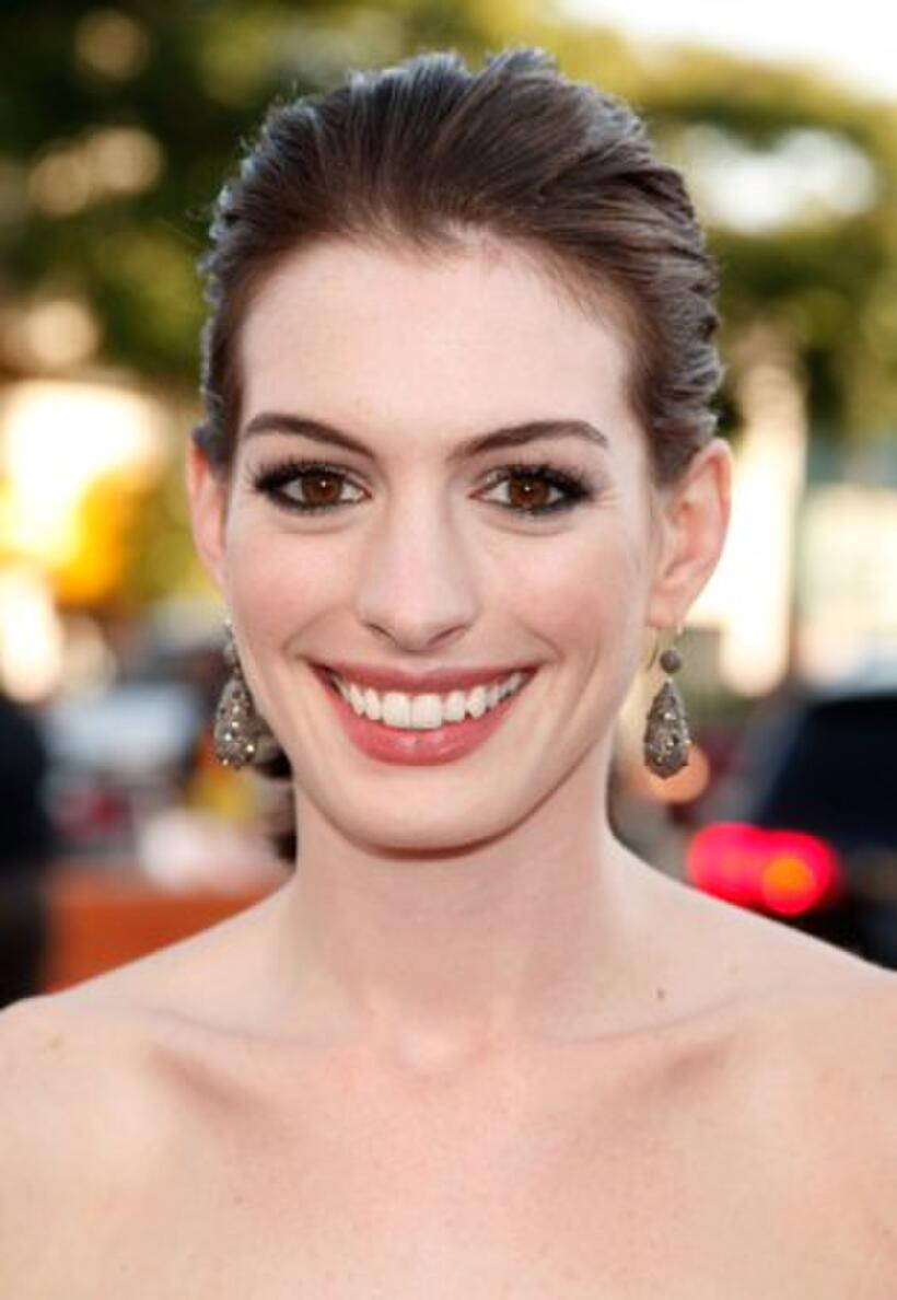 Anne Hathaway at the World premiere of "Get Smart."