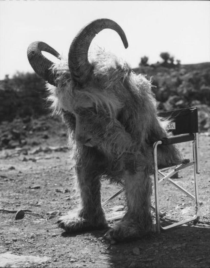 Alexander on the set of "Where the Wild Things Are."