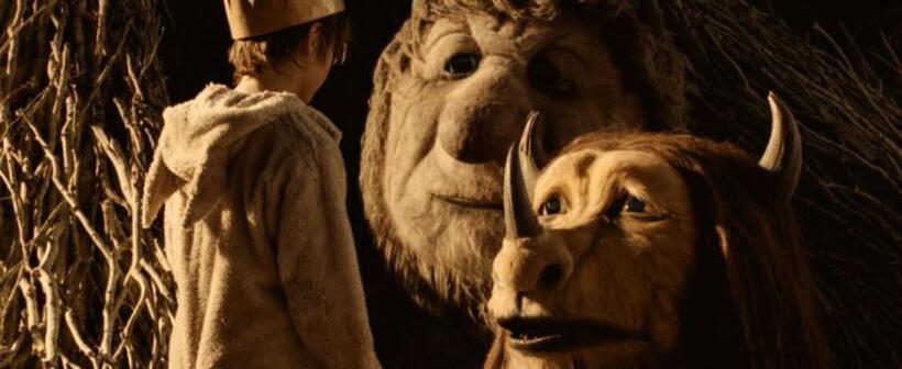 Max Records as Max, Forest Whitaker as Ira and Catherine O'Hara as Judith in "Where the Wild Things Are."