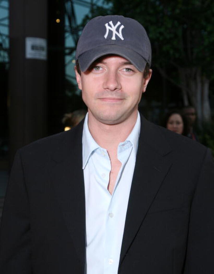 Actor Topher Grace at the L.A. premiere of "December Boys."