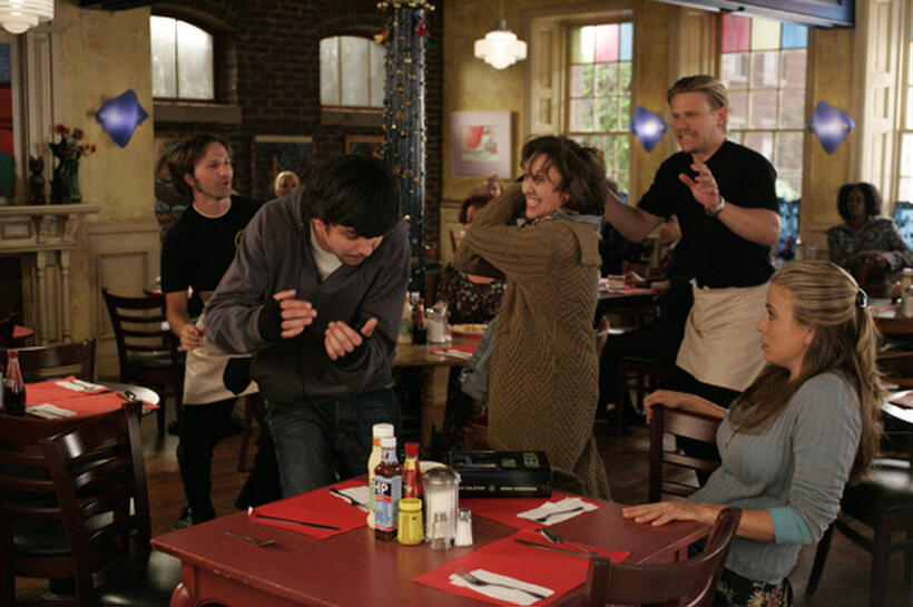 Andrew Lee Potts, Breckin Meyer, Sonya Walger, Mike Vogel, Mark Pellegrino and Roz Witt in "Caffeine."