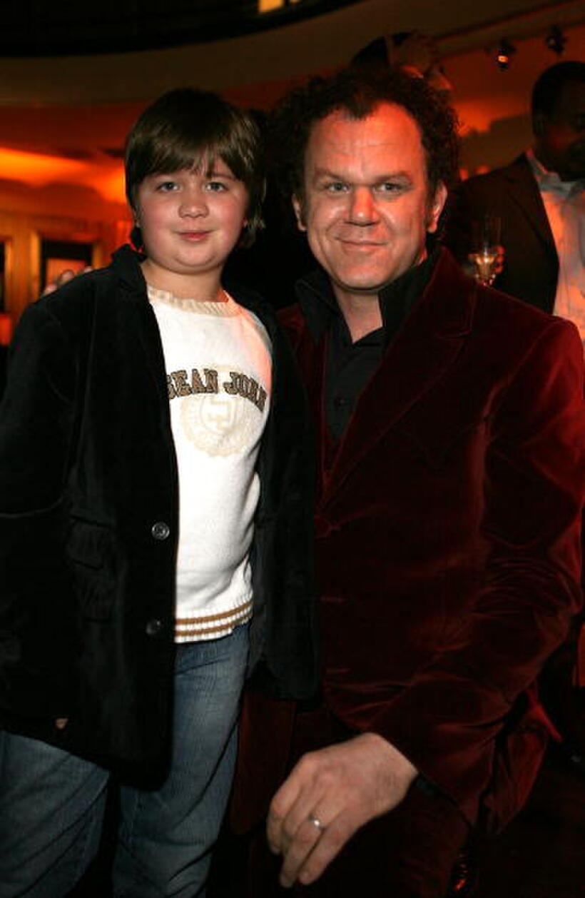 Actors Conner Rayburn and John C. Reilly at the after party of the Hollywood premiere of "Walk Hard: The Dewey Cox Story."