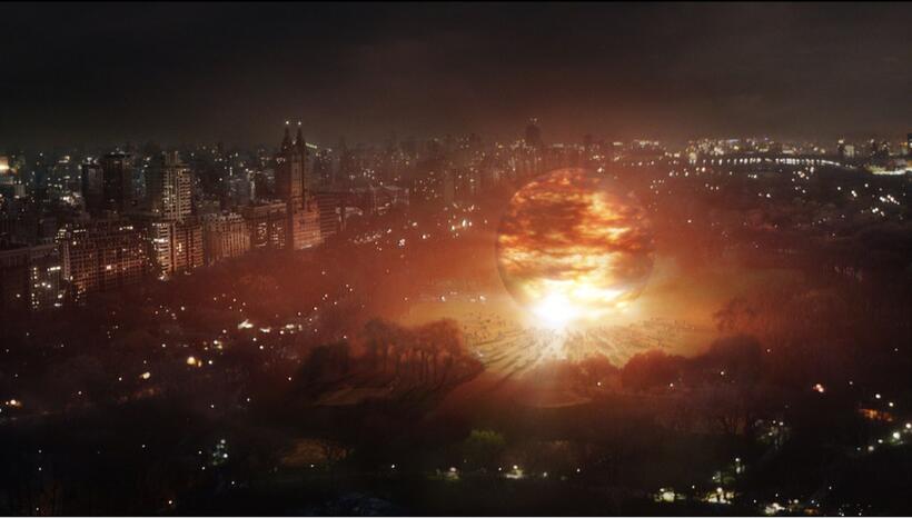 A scene from "The Day the Earth Stood Still."