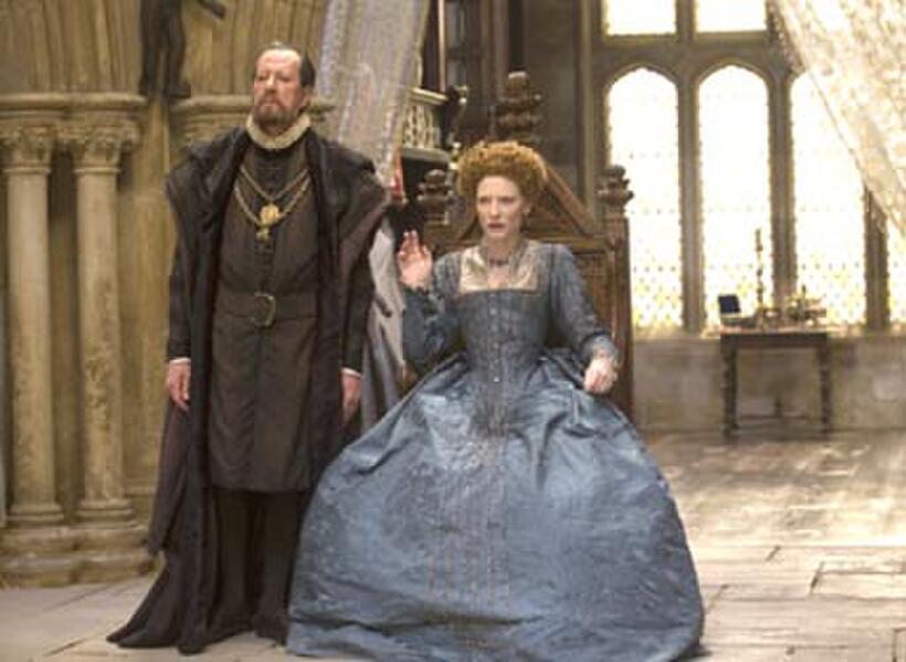 Geoffrey Rush and Cate Blanchett in "Elizabeth: The Golden Age."