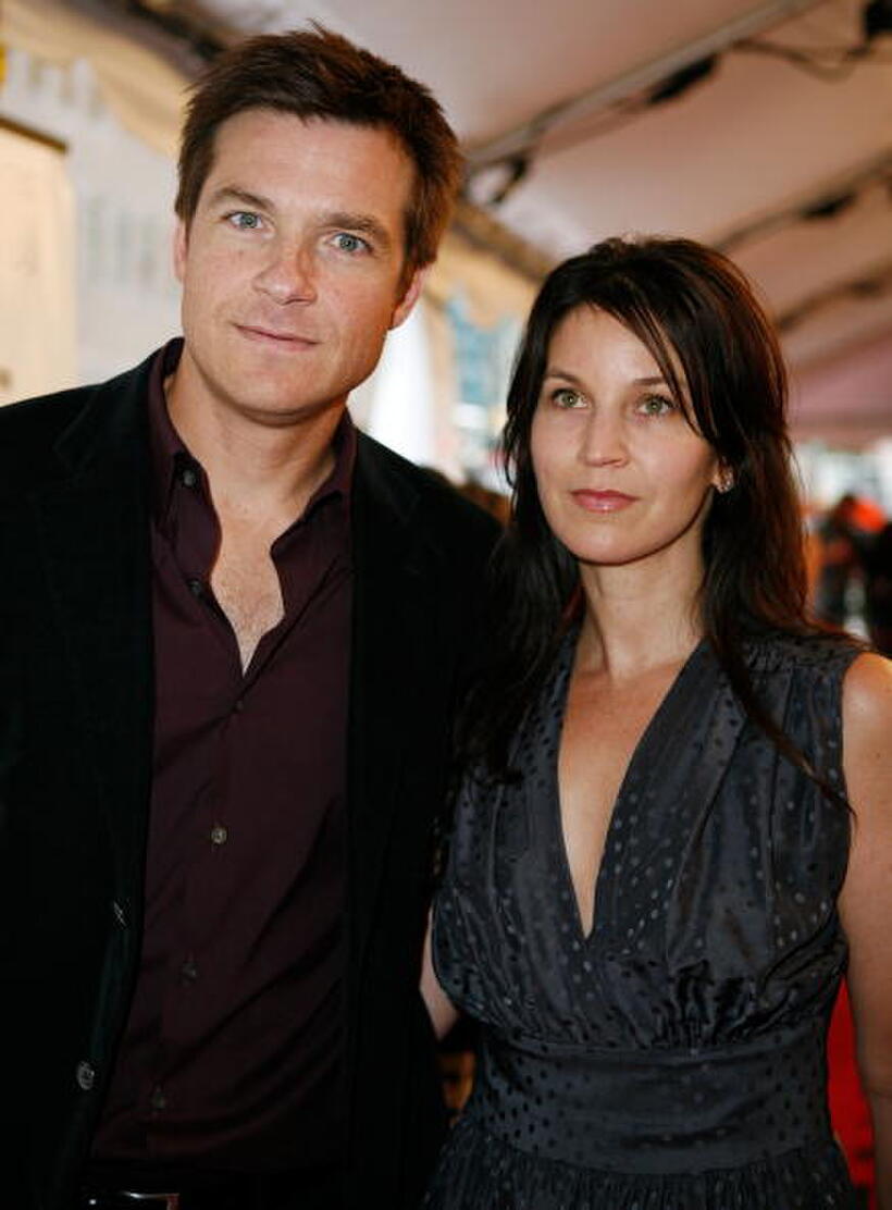 Actors Jason Bateman and Amanda Anka at the premiere of "Elizabeth: The Golden Age" during the Toronto International Film Festival.