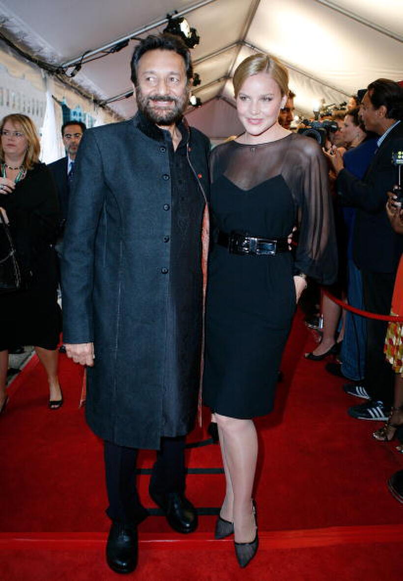 Director Shekhar Kapur and actress Abbie Cornish at the premiere  of "Elizabeth: The Golden Age" during the Toronto International Film Festival.
