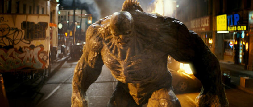 A scene from "The Incredible Hulk."