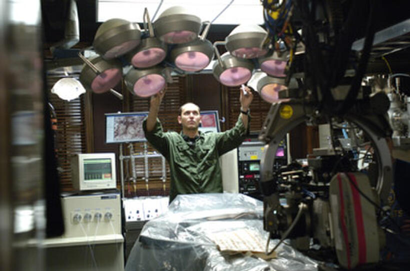 Director Louis Leterrier on the set of "The Incredible Hulk."