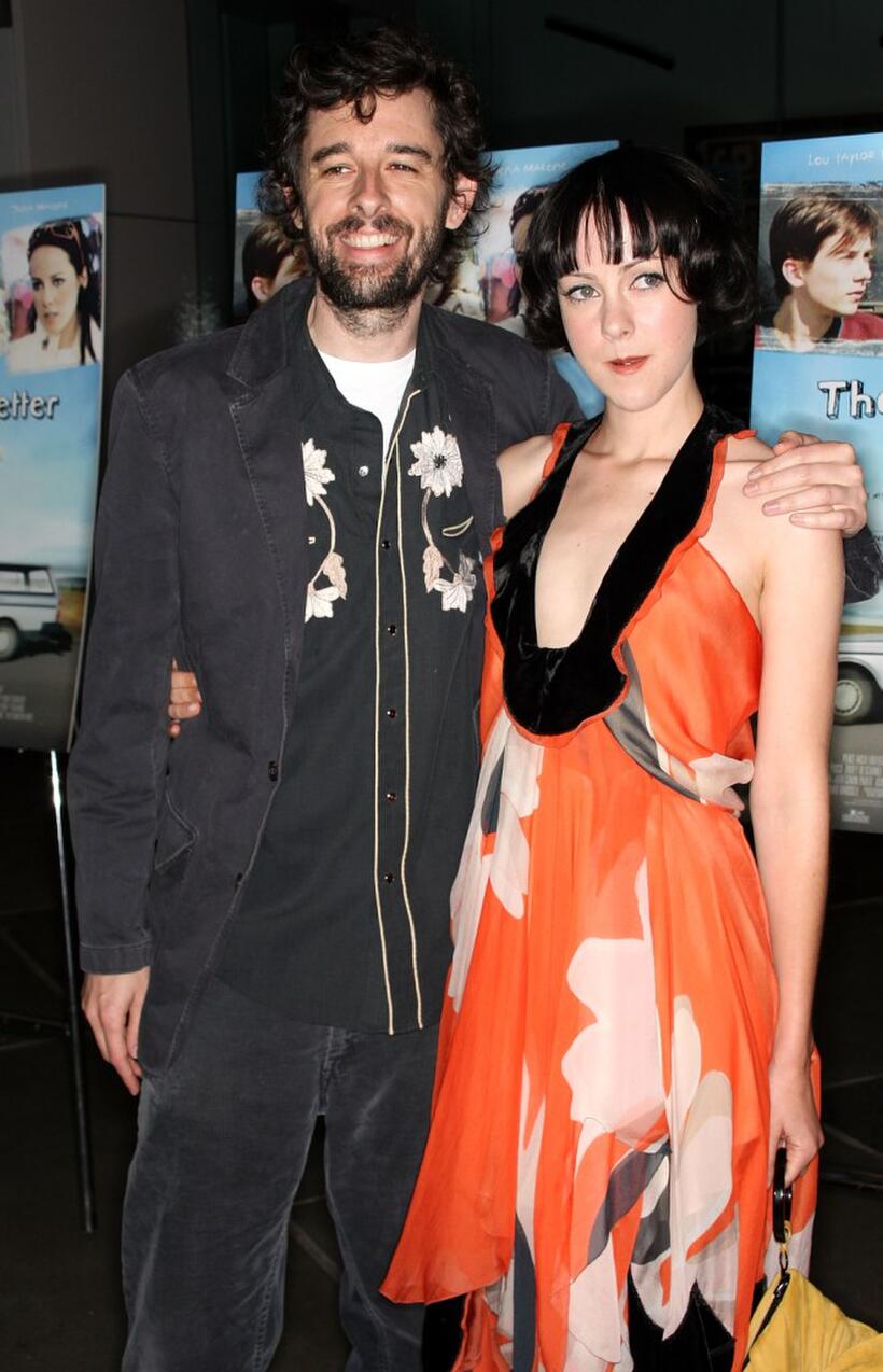 Director Martin Hynes and Jena Malone at the California premiere of "The Go-Getter."