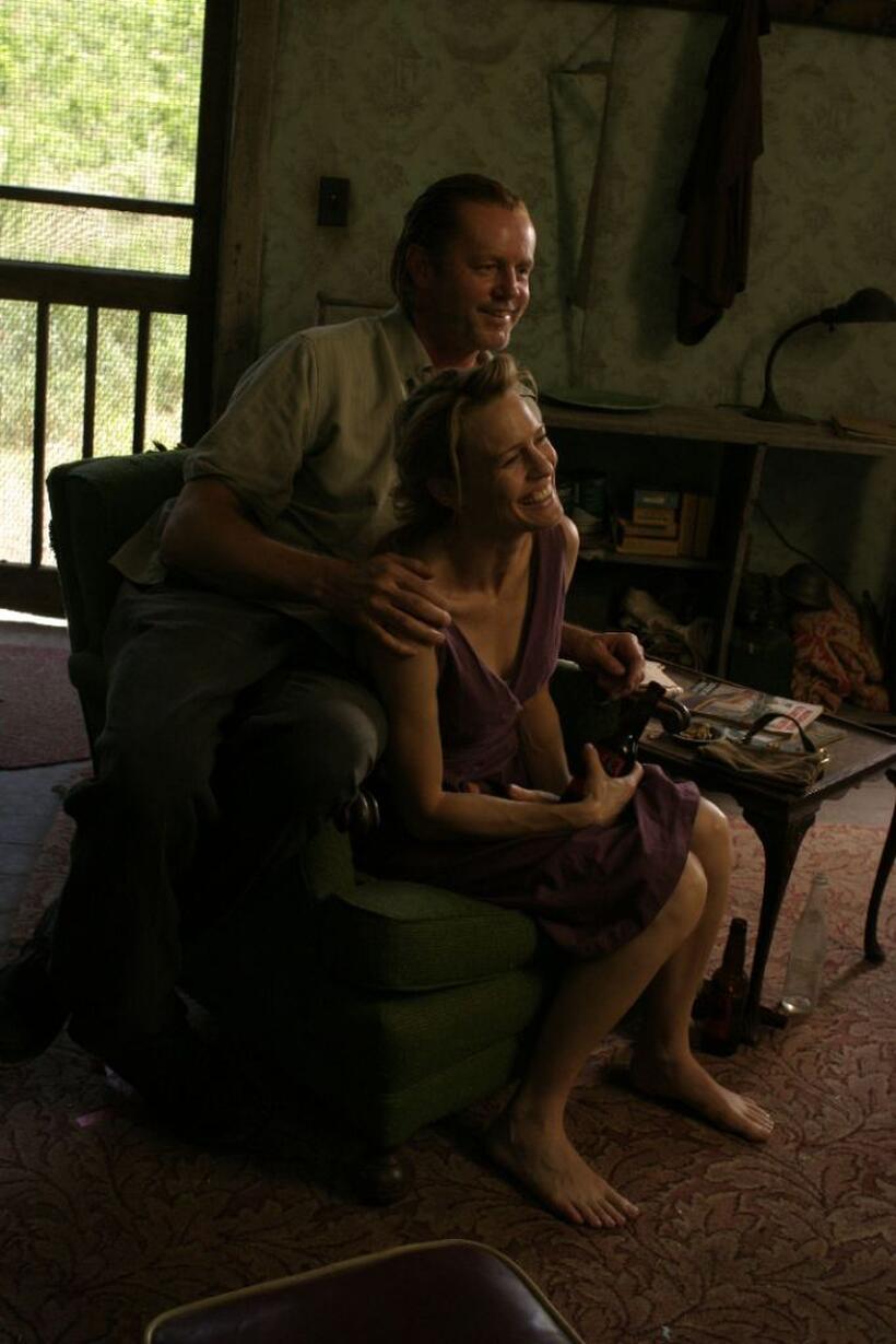 Robin Wright Penn and David Morse in "Hounddog."
