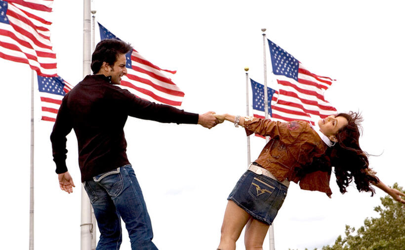 Saif Ali Khan and Rani Mukherjee in "Ta Ra Rum Pum."