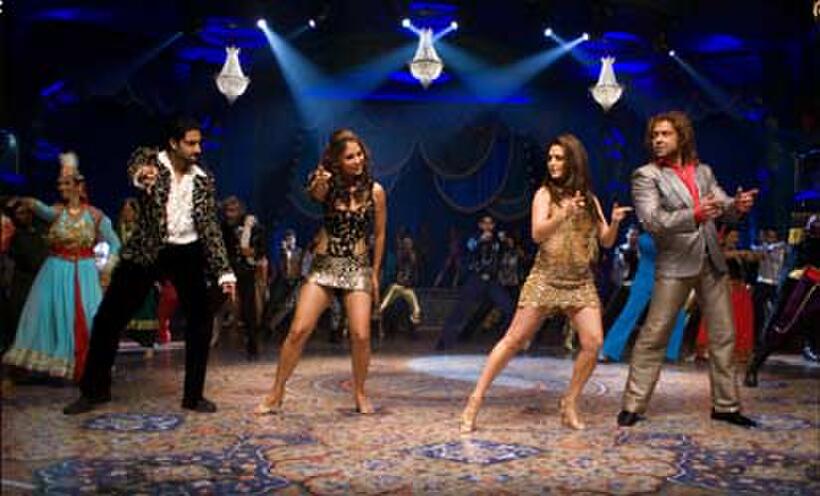 Abhishek Bachchan, Lara Dutta, Preity Zinta and Bobby Deol in "Jhoom Barabar Jhoom."