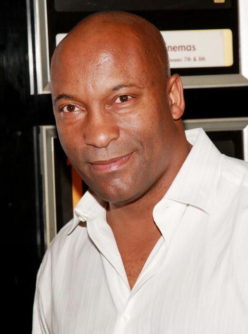Producer John Singleton at the N.Y. premiere of "Illegal Tender."