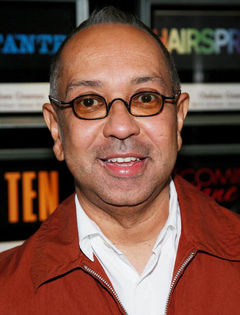 Playwright George C. Wolfe at the N.Y. premiere of "Illegal Tender."