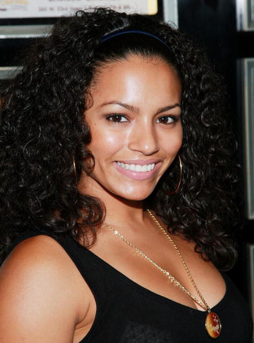 Actress April Lee Hernandez at the N.Y. premiere of "Illegal Tender."