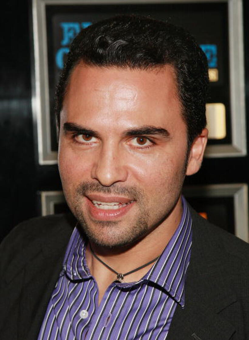 Actor Manny Perez at the N.Y. premiere of "Illegal Tender."