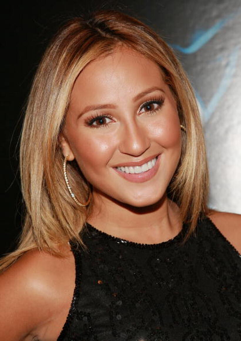 Singer Adrienne Bailon at the N.Y. premiere of "Illegal Tender."