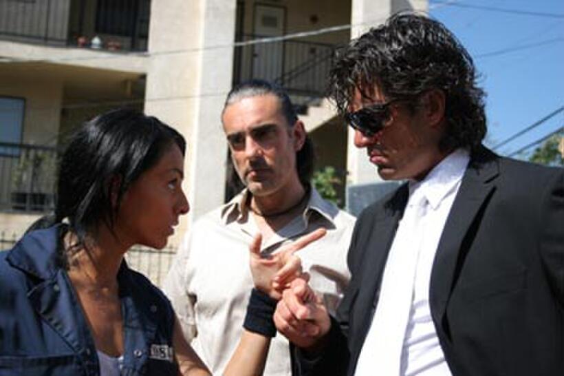 Ivonne Montero, Miguel Varoni and Fernando Colunga in "Ladron que Roba a Ladron."