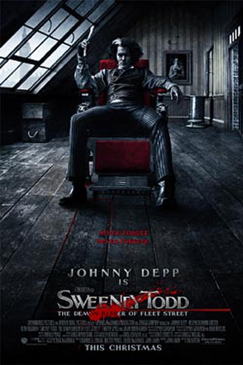 Poster art for "Sweeney Todd: The Demon Barber of Fleet Street."