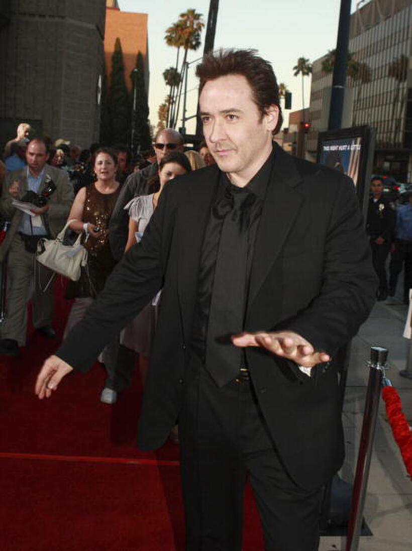 John Cusack at a special Beverly Hills screening of "Sicko."