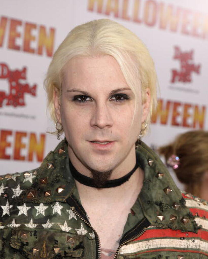 Musician John 5 at the L.A. premiere of "Halloween."