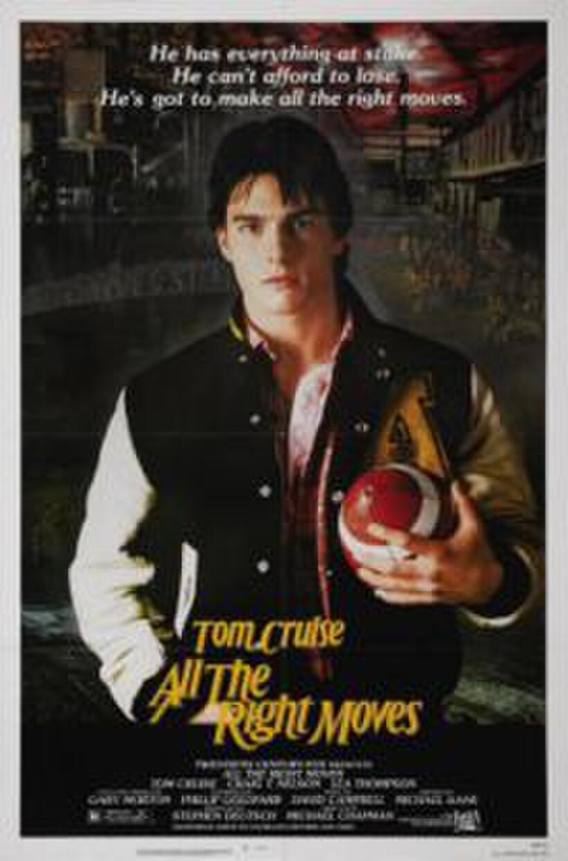 Poster art for "All the Right Moves."