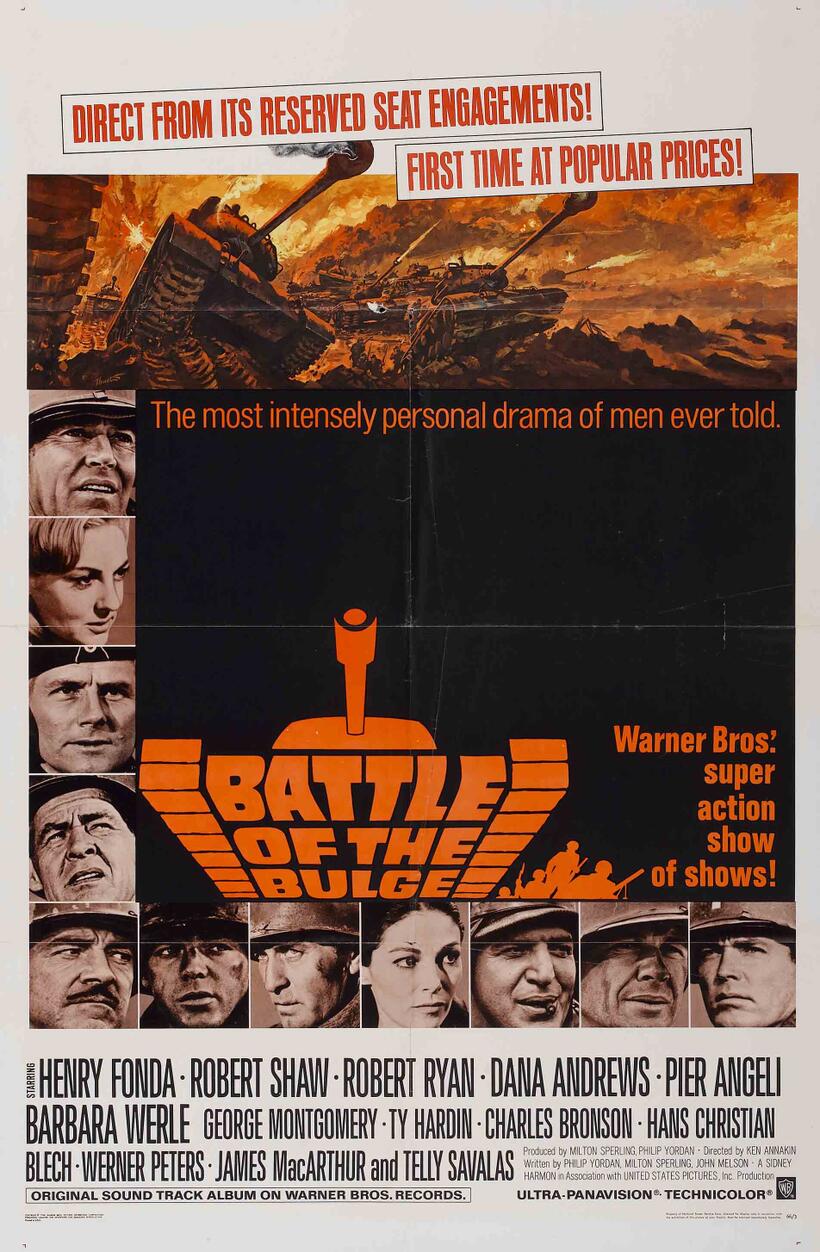 Poster art for "Battle of the Bulge."