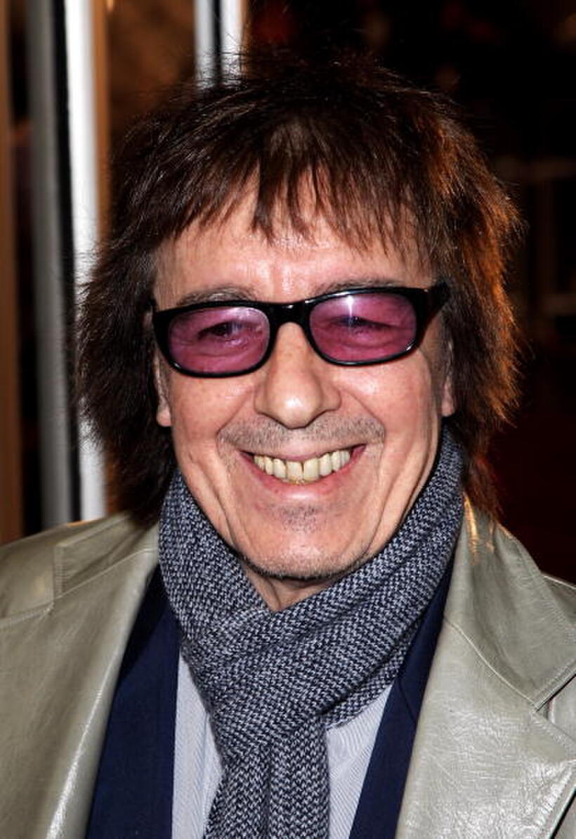 Musician Bill Wyman at the London premiere of "Sleuth."