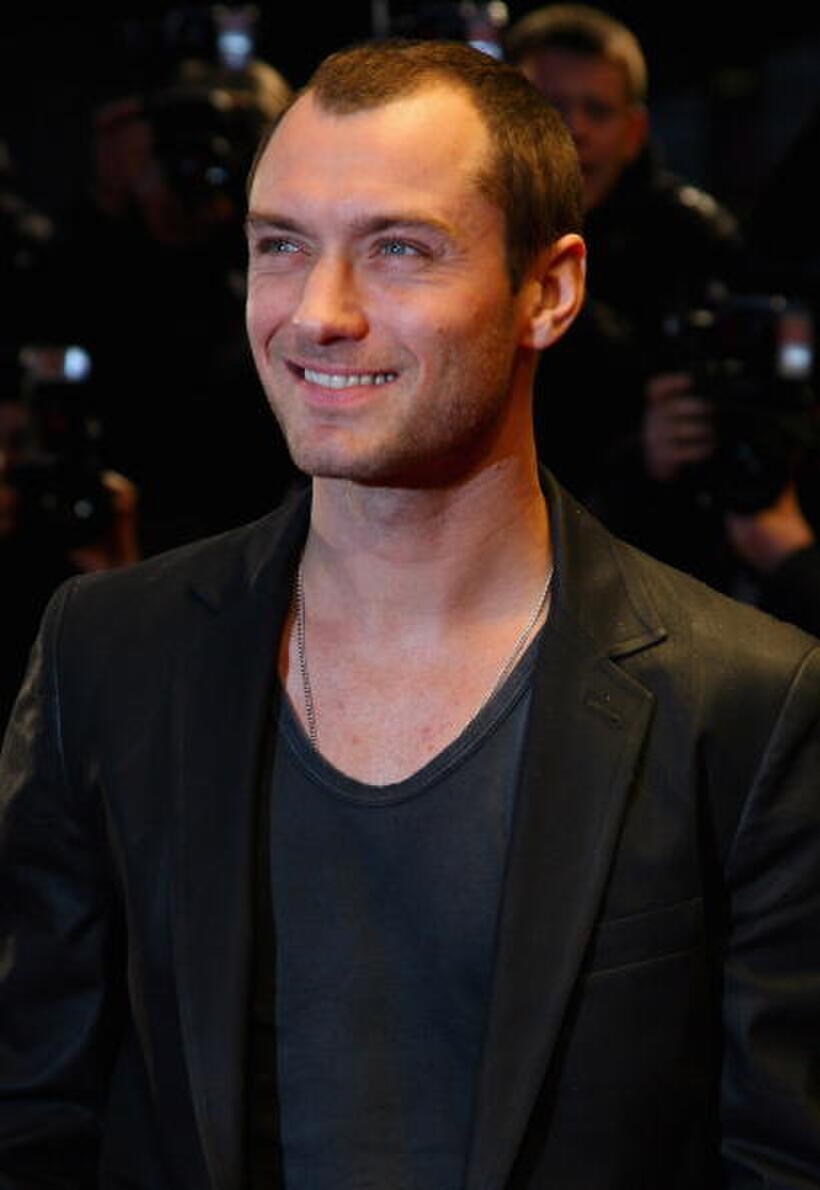 Actor Jude Law at the London premiere of "Sleuth."