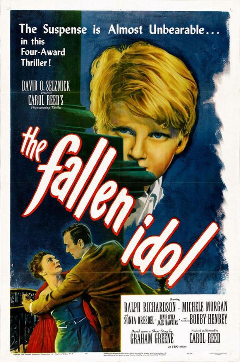 Poster art for "The Fallen Idol."