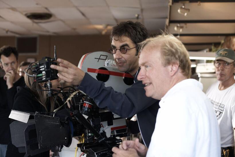 Writer and Director Atom Egoyan on the set of "Adoration."