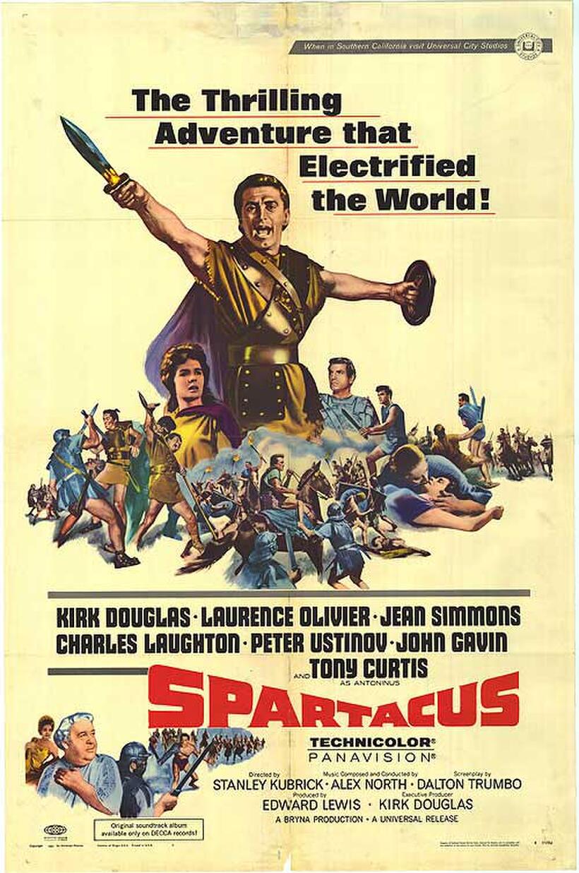 Poster art for "Spartacus."